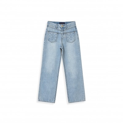 LOUIS VUITTON WIDE LEG FIT DENIM PANTS 